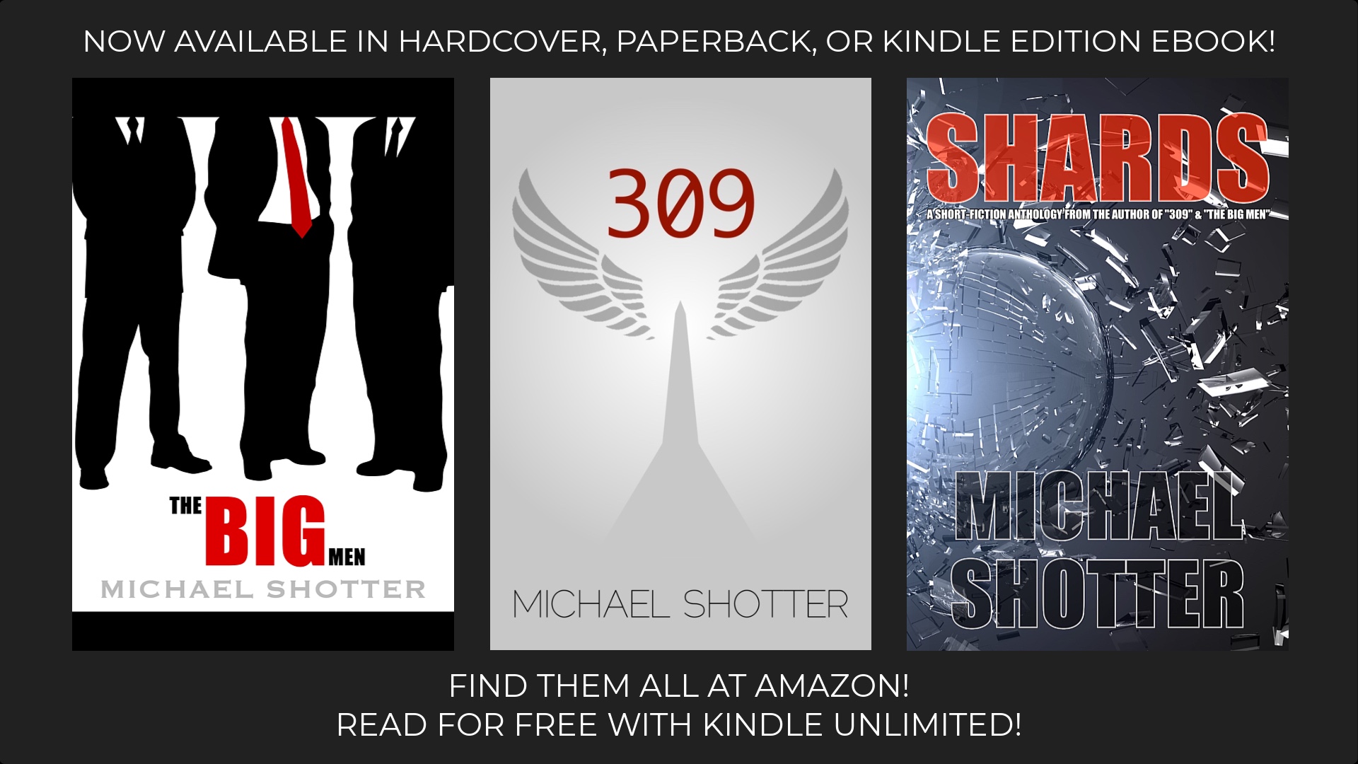 Click to visit Michael Shotter's Amazon Author page.